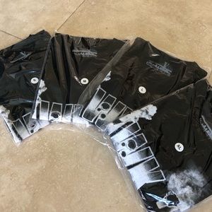 Vlone x Pop Smoke Hawk Em Black Tee